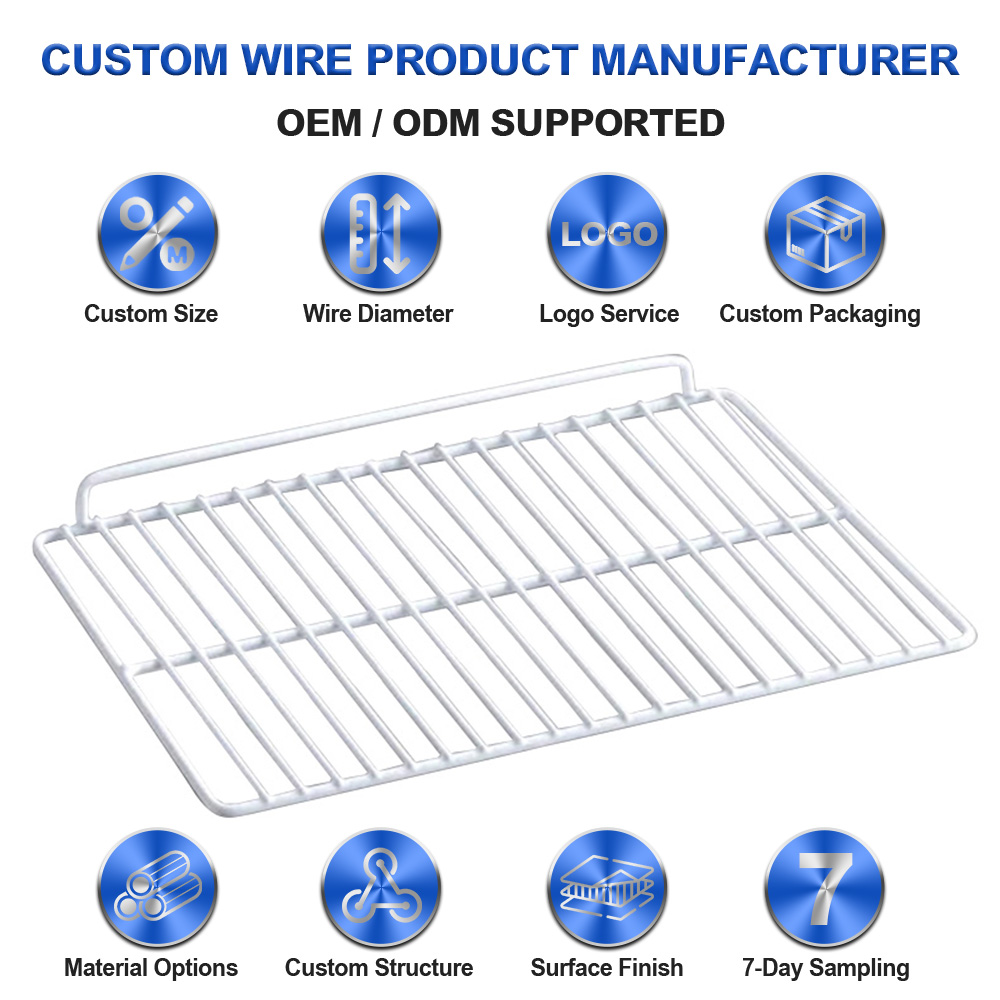 custom Refrigerator Wire Shelf Estante de alambre personalizado para refrigerador,