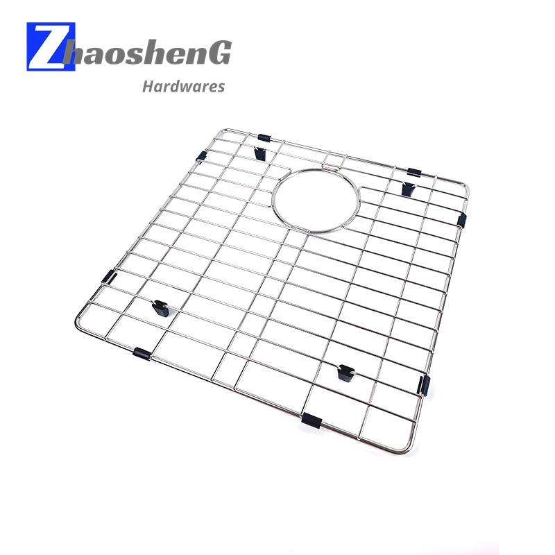 Protector de fregadero de cocina de rejilla inferior de alambre de acero inoxidable personalizado