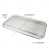 Zhaosheng Hardware - Bandeja para hornear de acero inoxidable, exhibición de pasteles de panadería, rejilla de enfriamiento de red para barbacoa para hornear