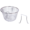 Zhaosheng Hardware - Cesta redonda de alambre de metal para freír con asa plegable