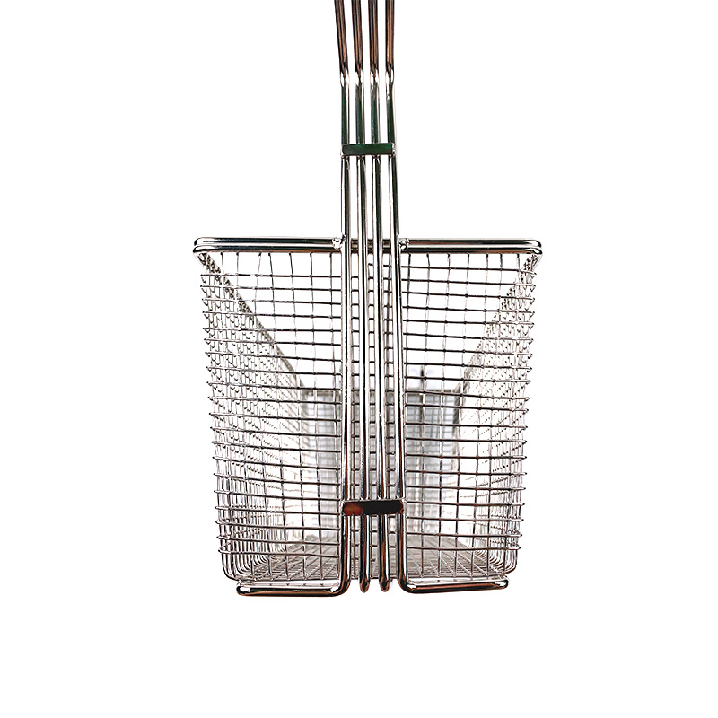 Zhaosheng Hardware - Cesta de freidora comercial para restaurante/cesta para freír con mango de plástico