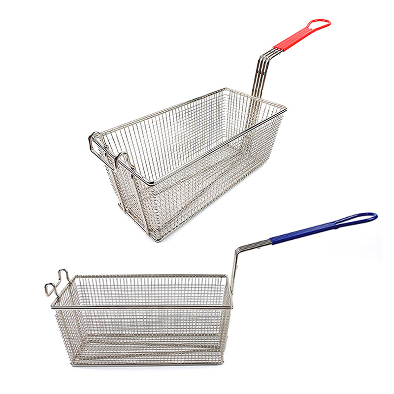 Zhaosheng Hardware - Cesta para freidora de pescado con gancho frontal