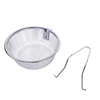 Zhaosheng Hardware - Cesta para freír patatas fritas redondas de acero inoxidable con mango plegable
