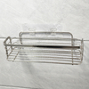 Zhaosheng - Cesta de almacenamiento colgante de acero inoxidable para baño, estante esquinero, paquete de 2, carrito de ducha adhesivo