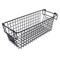 Cesta de alambre apilable