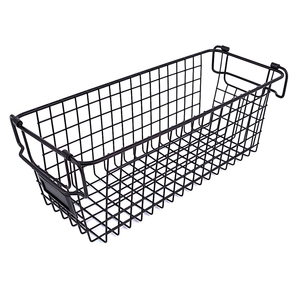 Cesta de alambre apilable