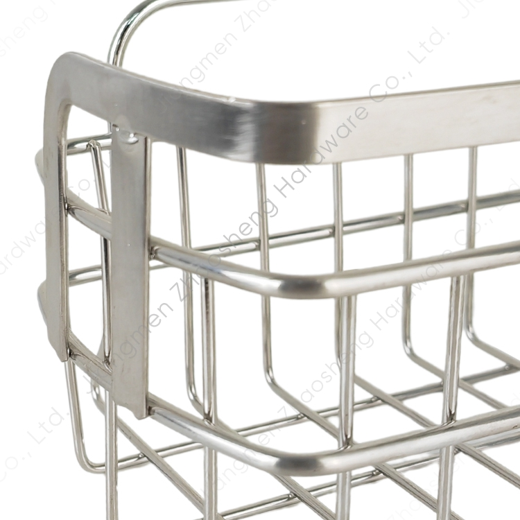 Zhaosheng - Estante de baño de Alambre de Metal, Estante de Almacenamiento de baño montado en la Pared, Carrito de Ducha Adhesivo