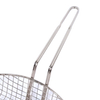 Zhaosheng - Cesta de freidora de malla gruesa de 12 pulgadas, colador de alimentos, cesta redonda para freidora, olla para freír