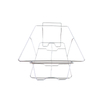 Zhaosheng Hardware - Bandeja de papel de vapor de tamaño completo, bandeja de agua, rejilla para frotar, buffet, fiesta, servir comida, soporte para platos para frotar
