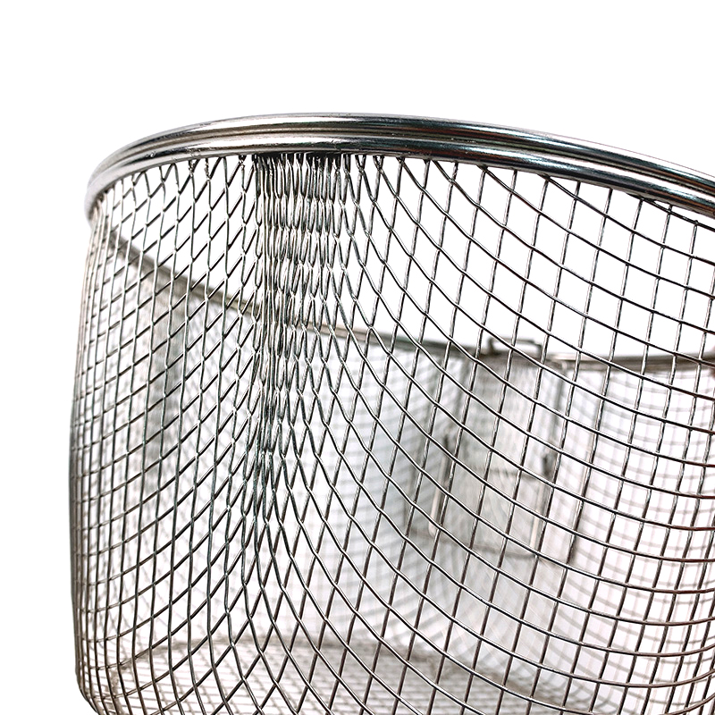 Zhaosheng Hardware - Cesta redonda para freír, cesta de drenaje para olla con asa