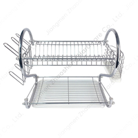 Zhaosheng Hardware - Escurridor de platos de acero inoxidable con 2 niveles