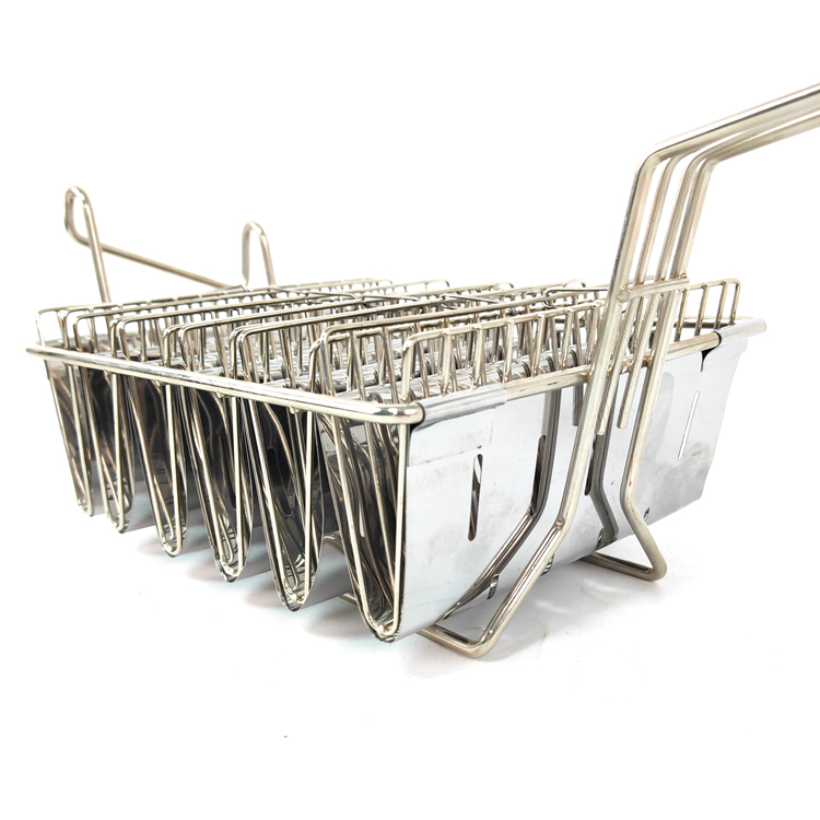 Zhaosheng Hardware - Cesta para freír con cáscara de taco de 6 moldes