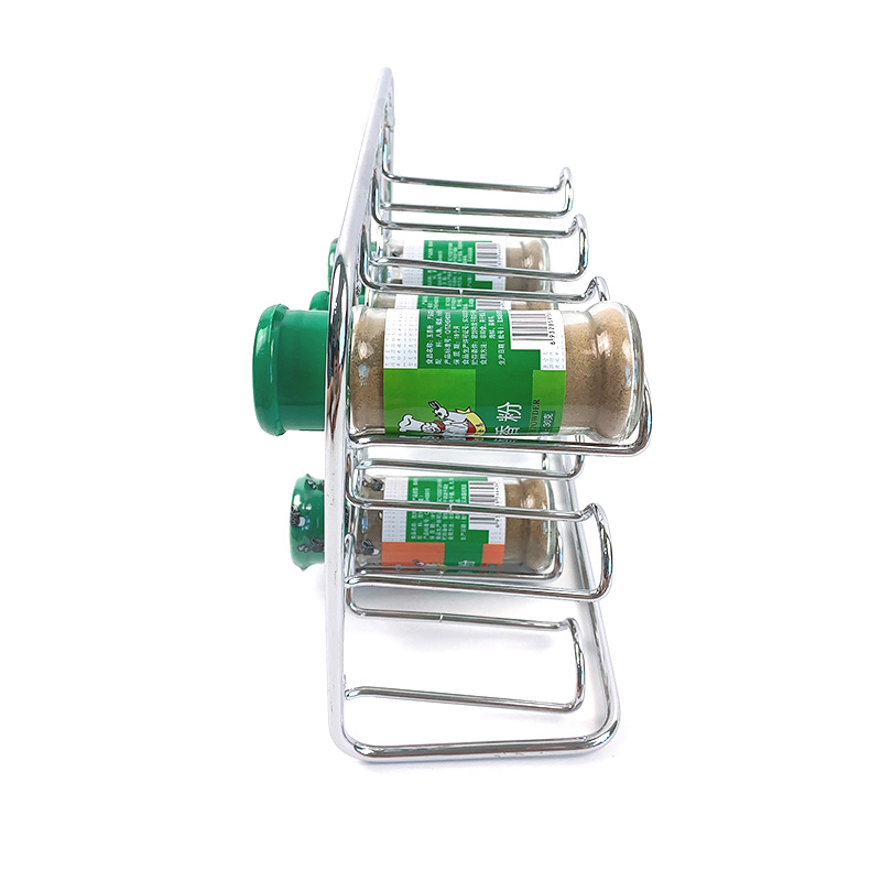 Zhaosheng Hardware - Soportes de almacenamiento de especias de metal para cocina, estante de especias de 3 niveles