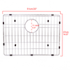 Zhaosheng Hardware - Estante protector de fregadero de cocina con parte inferior de acero inoxidable
