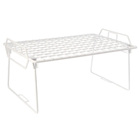 Zhaosheng Hardware - Estante plegable de metal para organización de despensa de cocina, estante de almacenamiento apilable
