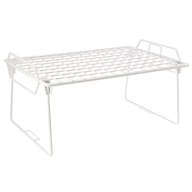 Zhaosheng Hardware - Estante plegable de metal para organización de despensa de cocina, estante de almacenamiento apilable