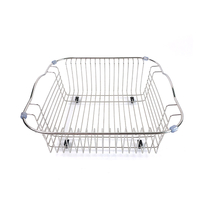 Zhaosheng Hardware - Cesta de enjuague Cesta de acero inoxidable para fregadero de cocina