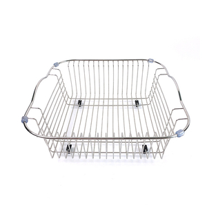 Zhaosheng Hardware - Cesta de enjuague Cesta de acero inoxidable para fregadero de cocina