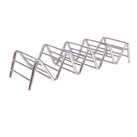Zhaosheng Hardware - Soporte para tacos de acero inoxidableBandeja para hornear tacos para perros calientes