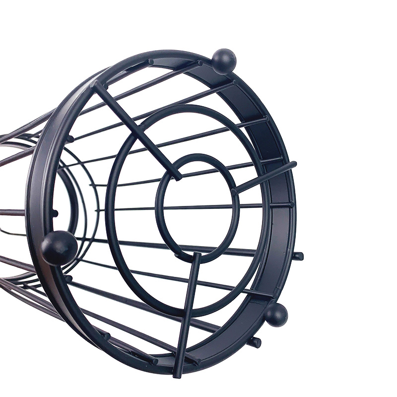 Zhaosheng Hardware - Portarrollos de papel higiénico independiente, portarrollos de papel de alambre negro