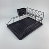 Zhaosheng Hardware - Escurreplatos de 2 niveles, color negro