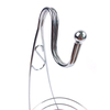 Zhaosheng Hardware - Cesta redonda de metal para almacenamiento de frutas, soporte para pan, frutero de cocina con colgador de plátano