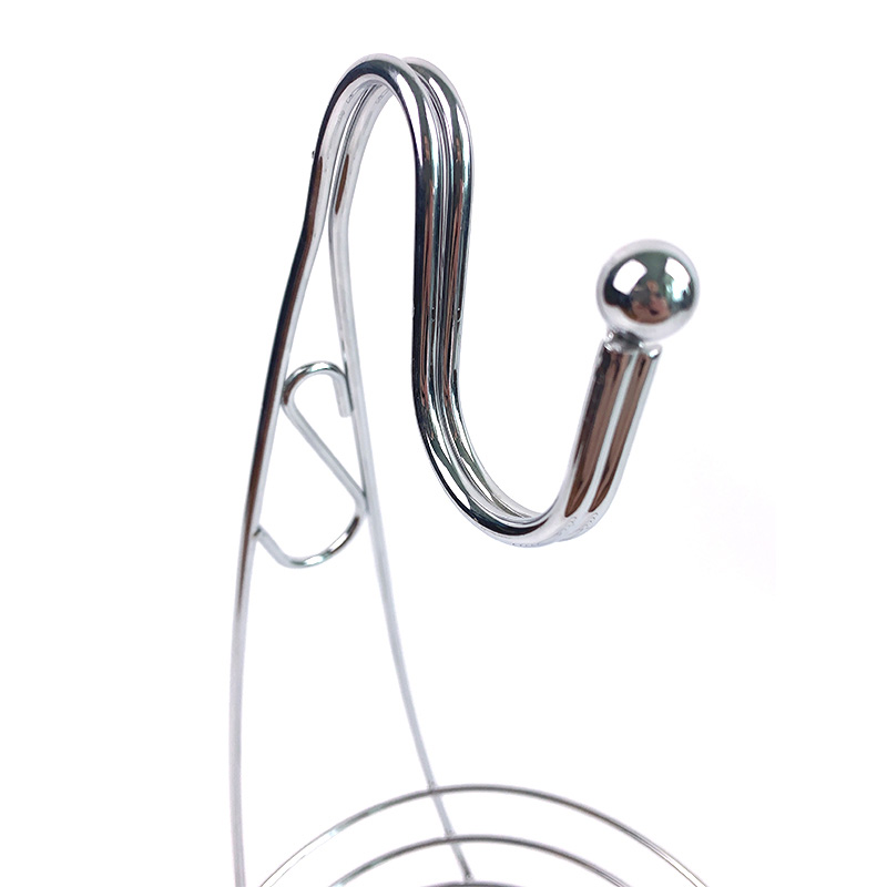 Zhaosheng Hardware - Cesta redonda de metal para almacenamiento de frutas, soporte para pan, frutero de cocina con colgador de plátano