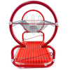 Zhaosheng Hardware - Estante para secar platos de cocina de 2 niveles, color rojo