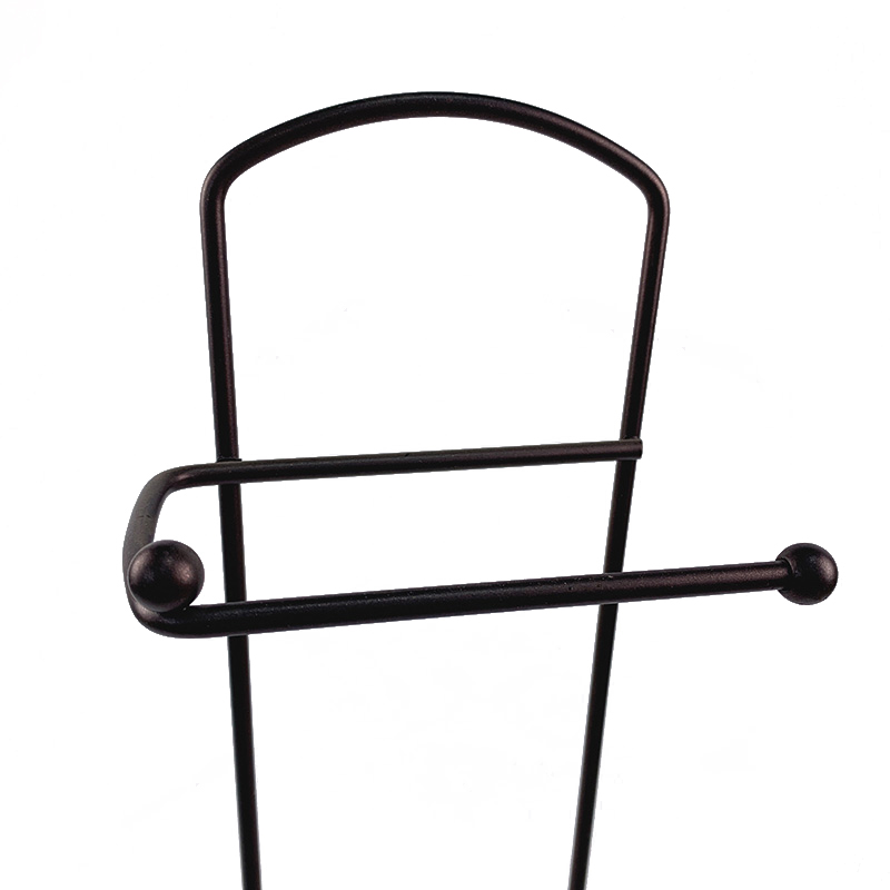 Zhaosheng - Soporte para papel higiénico, estante de metal, soporte para rollo de papel higiénico, dispensador de papel higiénico