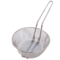 Zhaosheng Hardward - Cesta para empanizar de malla de 8 pulgadas Cesta culinaria de malla fina