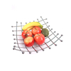 Zhaosheng Hardware - Organizador de Almacenamiento de Frutas de Cocina, Metal, Acero Plateado, Pan, Comida, merienda, tazón para Servir, Cesta de Frutas