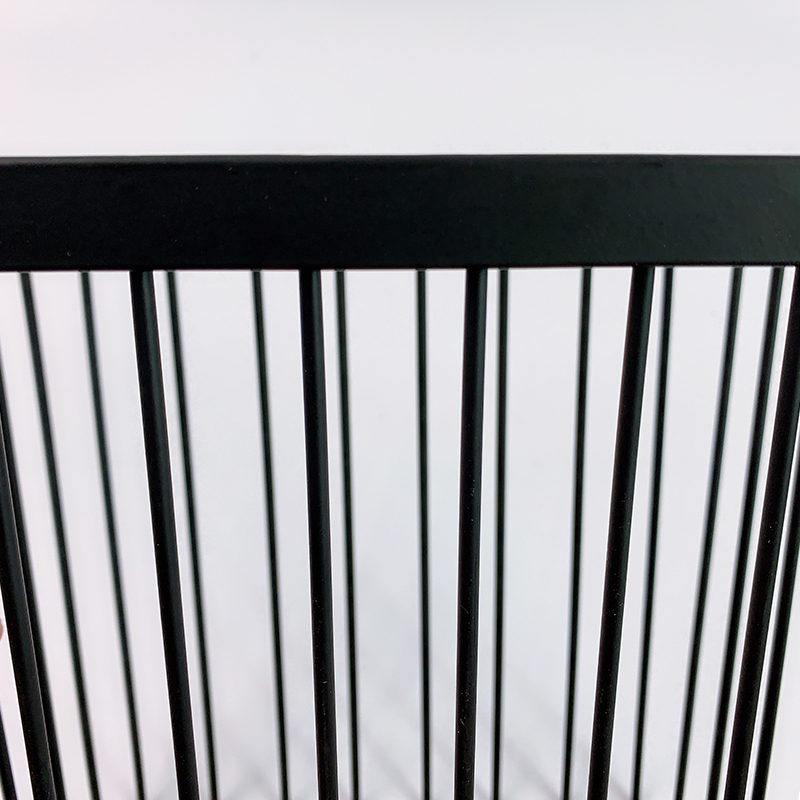 Zhaosheng Hardware - Cesta de almacenamiento de alambre Bakset de metal negro para almacenamiento de cocina y baño