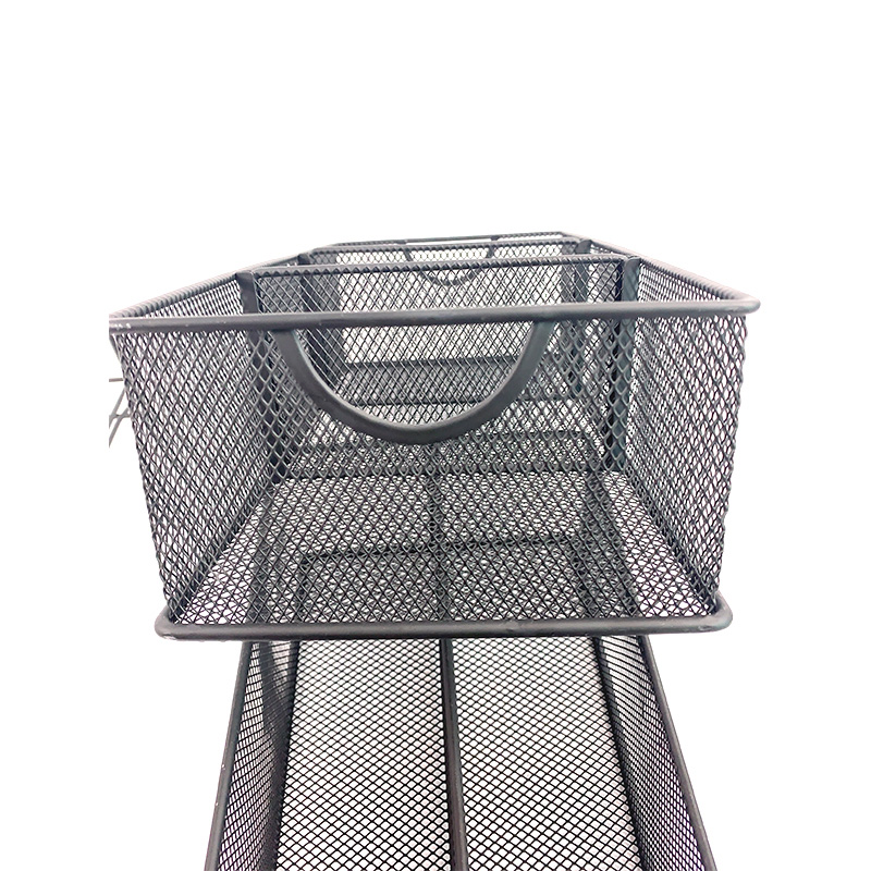 Zhaosheng Hardware-Organizador de gabinete debajo del fregadero de 2 niveles con cajón de almacenamiento deslizante, organizador de escritorio