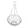 Zhaosheng Hardware - Cestas colgantes de flores de 14 pulgadas, colgador de macetas, decoración de jardín, maceteros colgantes de alambre con revestimiento de coco