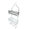 Zhaosheng - Estante de baño con cesta para ducha, almacenamiento colgante de metal de 2 niveles