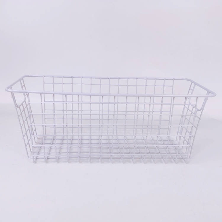 Zhaosheng Hardware - Organizador de almacenamiento de alimentos de alambre de metal, cesta de alambre rectangular para despensa y congelador
