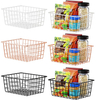 Zhaosheng Hardware - Cesta de almacenamiento para decoración del hogar, cesta de alambre dorado, organizador de cocina, cesta de metal para almacenamiento de gabinete