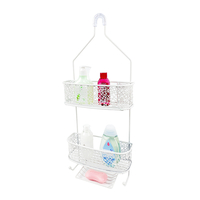 Zhaosheng - Organizador de ducha para colgar en la pared, organizador de ducha para baño con cesta para jabón