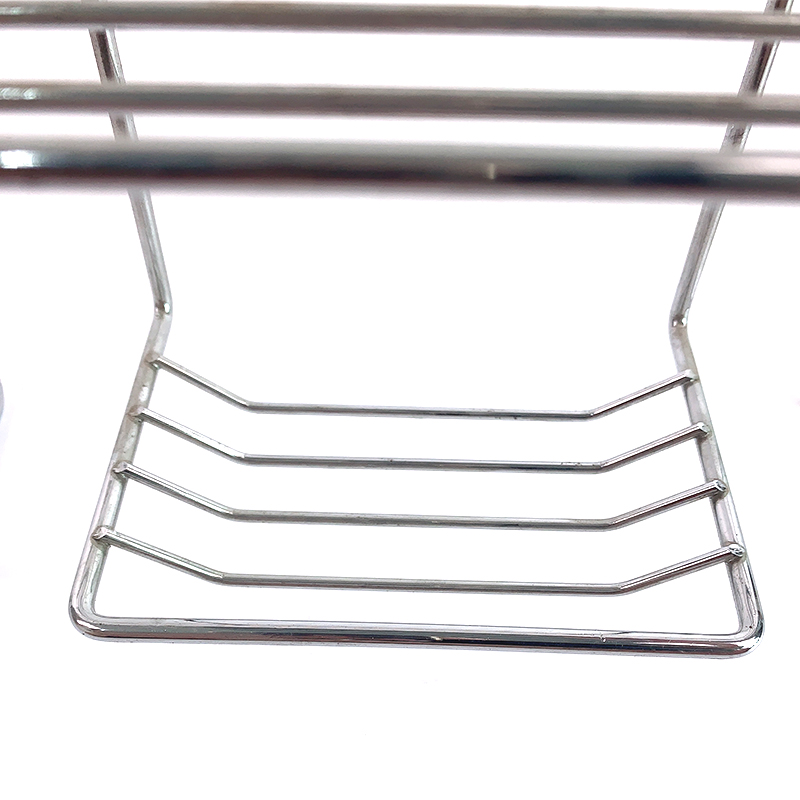 Zhaosheng - Estante de almacenamiento para baño sobre cabezal de ducha, estante para inodoro, cesta de ducha colgante, carrito de ducha de metal