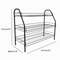 Zhaosheng Hardware - Estante de metal para zapatos, organizador ajustable para zapatos para el gabinete de entrada del hogar