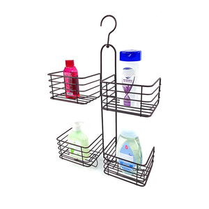 Zhaosheng - Carrito De Ducha Colgante Antioxidante Sobre El Baño Estantes Para Cabezal De Ducha Estante De Almacenamiento Para Baño