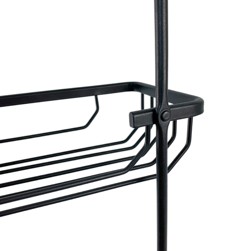 Zhaosheng - Estante de baño Estante de Ducha Estante de Ducha Colgante Negro Organizador de Cesta Organizador de Ducha de Aluminio Moderno