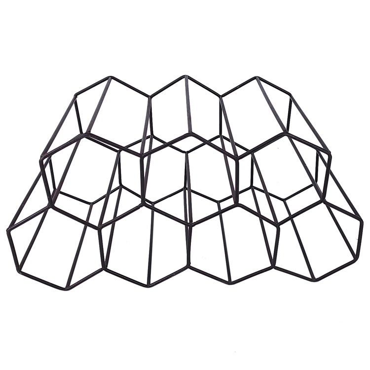 Zhaosheng Hardware - Estante de alambre para vino, soporte para botellas de vino, estante de metal para vino