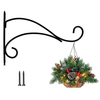 Zhaosheng Hardware - Soporte de pared para plantas, gancho de metal para colgar cestas, linternas, campanillas de viento