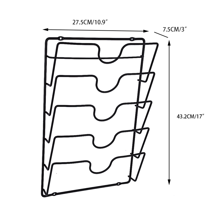 Zhaosheng Hardware - Organizador de tapa de gabinete para montaje en pared, soporte para tapa de olla