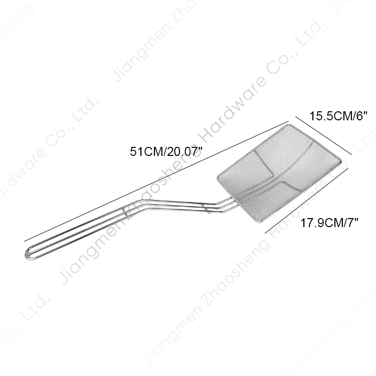 Zhaosheng Hardware - Cuchara coladora de aceite de malla fina de acero inoxidable para freír
