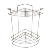 Zhaosheng - Organizador de champú de 2 capas, carrito de ducha de esquina, estante de baño de acero inoxidable