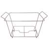 Hardware Zhaosheng - 1/2 Rack de roce de alambre desechable de medio tamaño con sartén de aluminio y cuchara