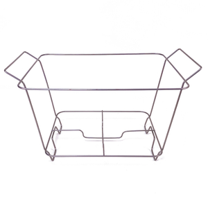 Hardware Zhaosheng - 1/2 Half -Samise de alambre Rack Chafer Chafer Food Calmer Broting Plato Racks de alambre Ratch