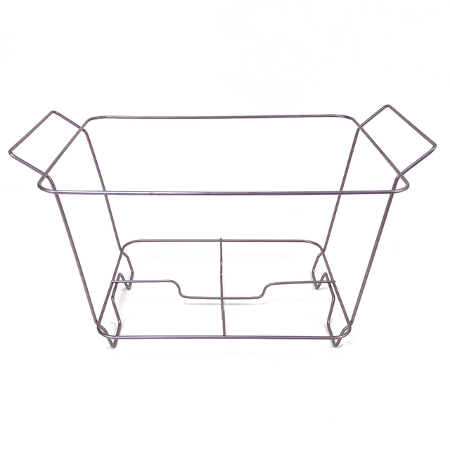 Hardware Zhaosheng - 1/2 Half -Samise de alambre Rack Chafer Chafer Food Calmer Broting Plato Racks de alambre Ratch